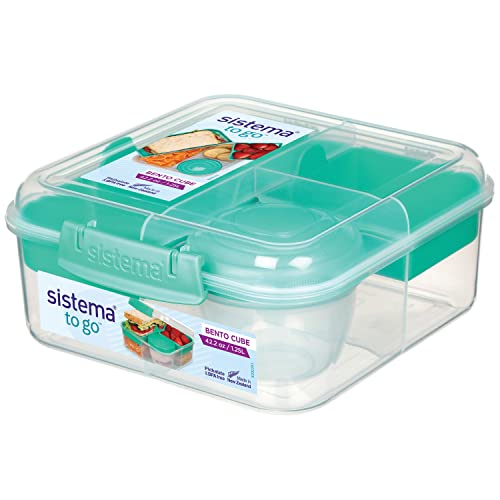 Sistema Lonchera Bento Box TO GO | Caja de almacenamiento de alimentos con recipiente para...